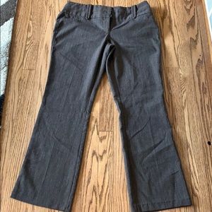 Brown heathered dress pants